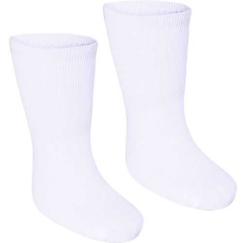 Meia Infantil Algodão Branco (02 pares)