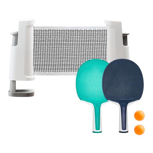 Kit Rede Ping Pong Rollnet (Com 2 Raquetes + 3 Bolas) - Kit set rollnet 2020