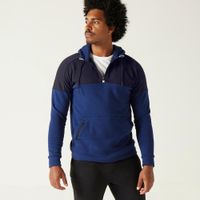 Hoody-sweat-500-half-zip-blue-gg