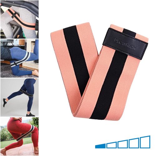 Faixa Elástica Glúteos Band Baixa Intensidade 8cm X 410cm, laranja, G