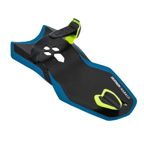 Palmar adulto de natação Easystroke 500, preto-amarelo, ÚNICO