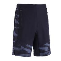 Calcoes-de-Cardio-Training-Homem-500-Caqui-Preto-Camuflado-Ecorresponsavel