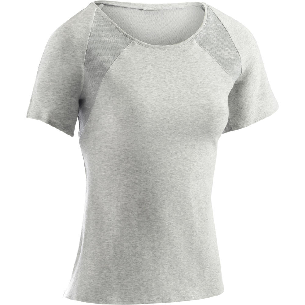 camiseta pilates decathlon