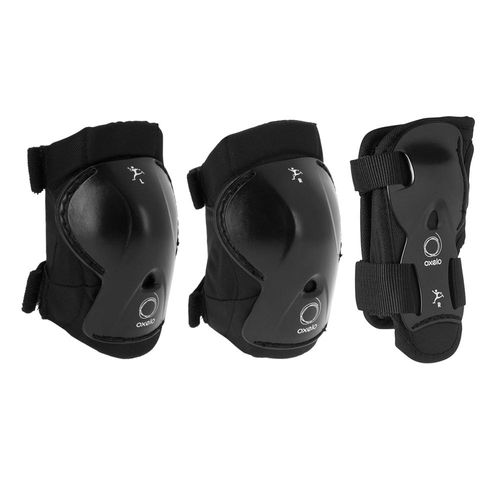 Proteções infantil para patins/skate/patinete play (conjunto de 3)