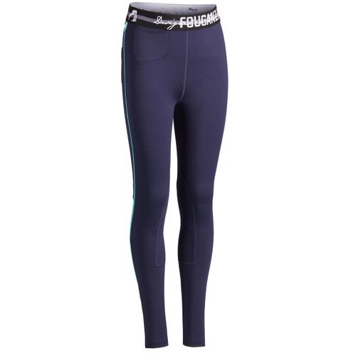 Calça infantil de hipismo 100 light