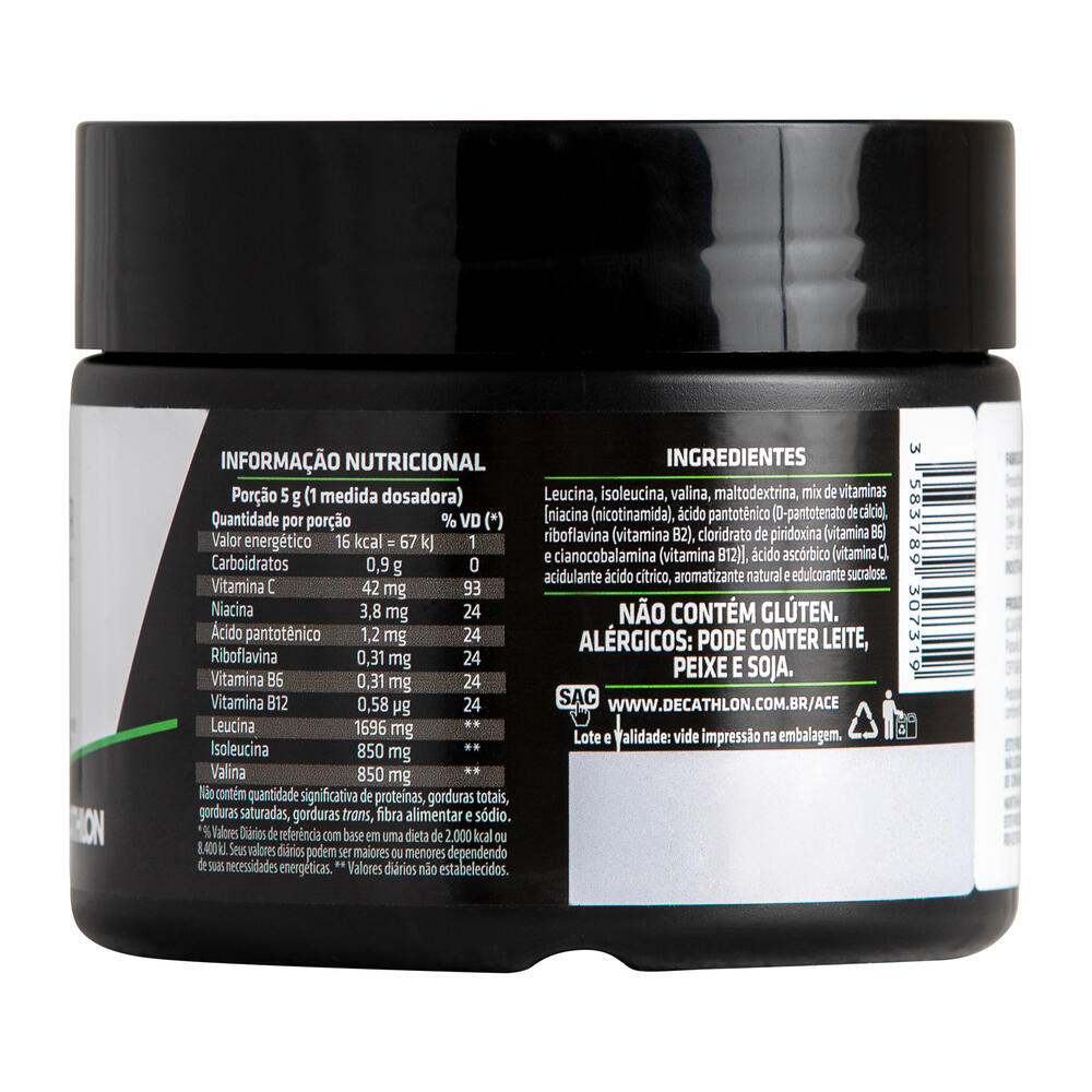 BCAA Powder Maça Verde 200g Aptonia Decathlon