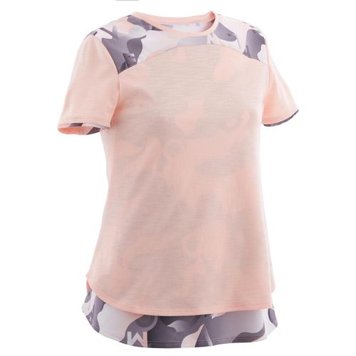 Camiseta de algodão infantil de Ginástica 500