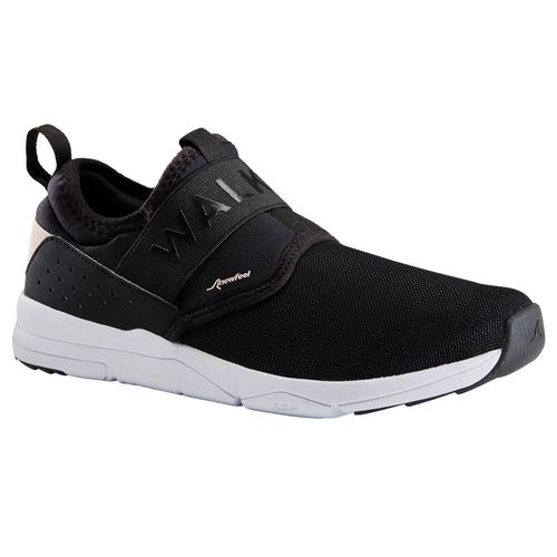 Tênis feminino de caminhada PW160 Slip On