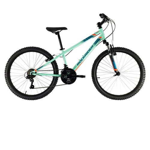 Bicicleta infantil aro 24 de MTB ST 500, azul, ÚNICO