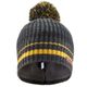 SKI-HAT-RIB-BLACK-OCHRE-NO-SIZE