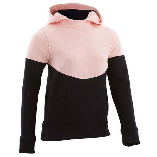 Blusa infantil de Ginástica com capuz 500