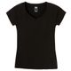 Tee-shirt-500-slim-gym-women-black-pp-Preta-M