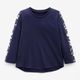 Ts-ml-100-bb-long-sleeved-96-102cm-3-4y-Azul-marinho-escuro-5-6-ANOS