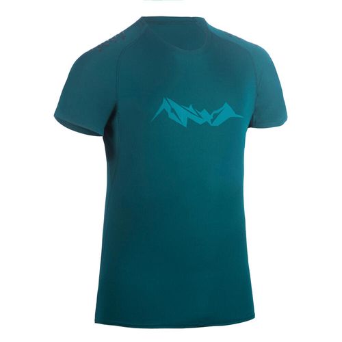 T-shirt de trail running Homem Turquesa