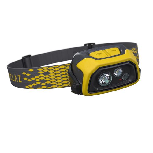 Lanterna frontal de trekking Trek 900 USB 400 lúmens - Hl trek 900 usb v2 yellow, no size