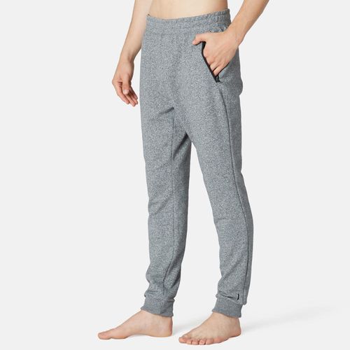 Calça Moletom Masculina 500 Cinza Claro