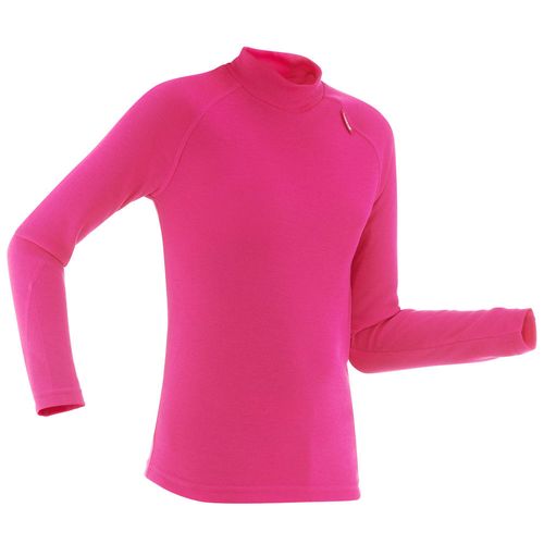 Blusa segunda pele infantil Ski Simple Warm 100