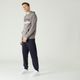 Sweat-hoody-warm-gym-100-m-bordeaux-gg-Cinza-3G
