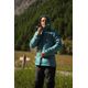 Jaqueta-feminina-de-trekking-Trek-100-verde-agua-GG