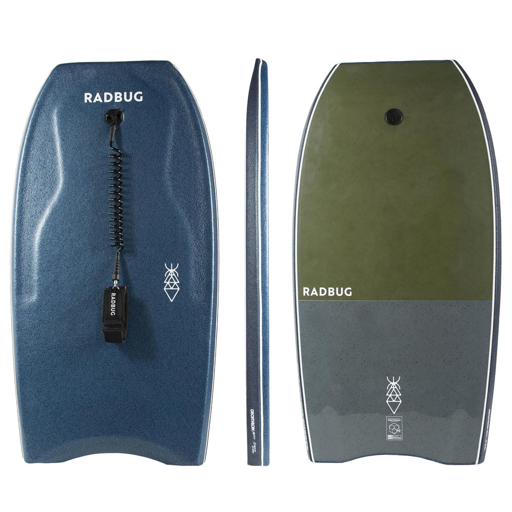 Prancha de Bodyboard 500" com leash. Radbug Decathlon