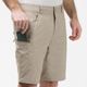 Bermuda-masculina-de-trilha-NH500-Regular-bege-38