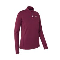 Camisa-de-corrida-feminina-Run-Warm-roxo-46