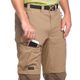 Calca-masculina-modular-de-trekking-Trek700-marrom-44