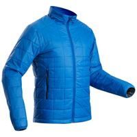 Jaqueta-Masculina-de-Trekking-na-montanha-TREK-100-azul-safira-G