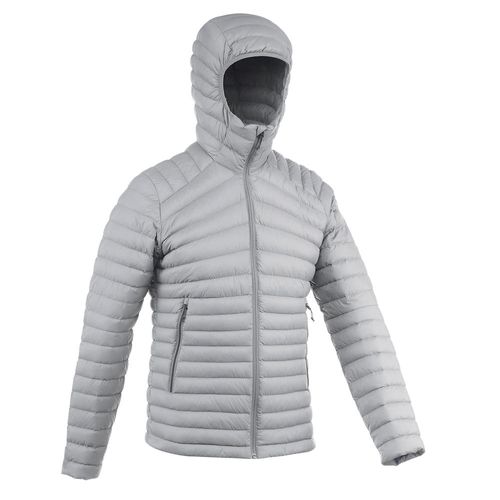 Jaqueta-masculina-de-trekking-Full-Down-grafite-M