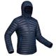 Jaqueta-masculina-de-trekking-Full-Down-azul-marinho-P