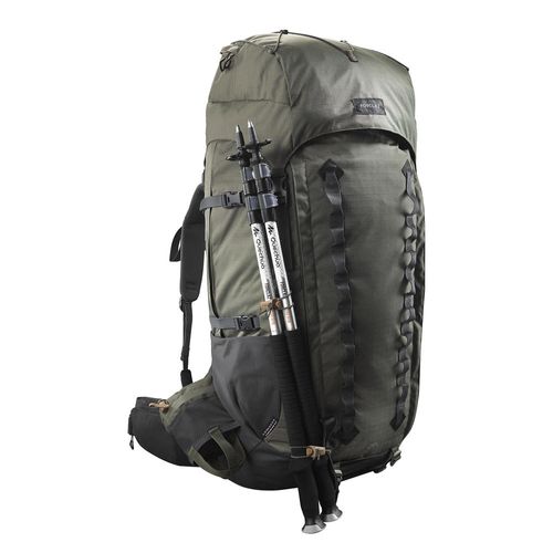 Mochila de trekking TREK 900 90+10 litros masculina - BACKPACK TREK 900 90+10 M KHAKI, NO SIZE