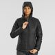 Jaqueta-Feminina-de-Trekking-Trek-100-preto-cinza-M