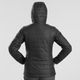 Jaqueta-Feminina-de-Trekking-Trek-100-preto-cinza-M