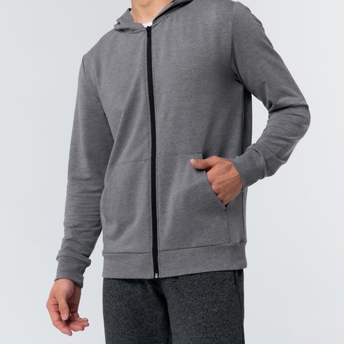 Jaqueta de moletom masculina de ginástica light gym 100