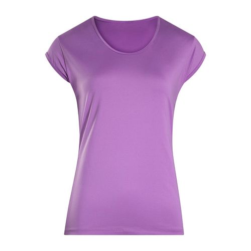 Camiseta de Poliéster feminina Fitness Cardio Respi 100