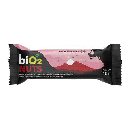 Barra biO2 Nuts Cranberry com Limão 40g - *barra nuts cranberry com limão, no size