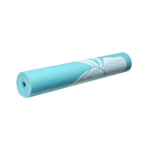 Tapete de Yoga 61x173cm Macio 4mm - * tapete de yoga atrio azul flo, no size, azul, UNICO