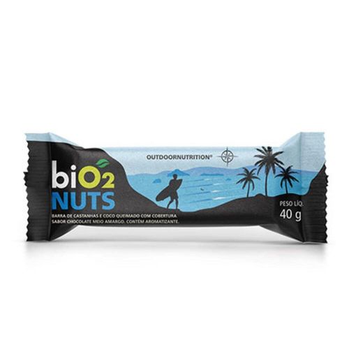 Barra biO2 Nuts Coco Queimado 40g - *barra nuts coco queimado bio2, no size