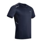 Camiseta-masculina-de-corrida-Run-Dry-Plus-azul-escuro-G