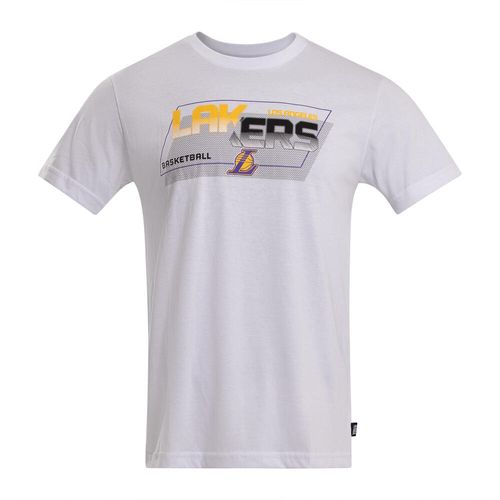 Camiseta Masculina de Basquete Lakers - *camiseta nba lakers bco oi21, xl G