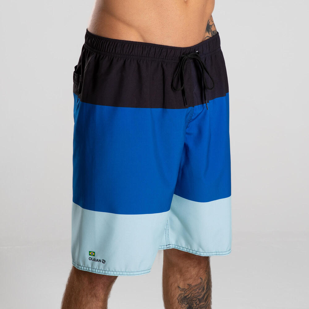 Bermuda de surf masculina 100 Olaian Decathlon