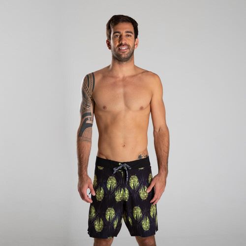 Bermuda-Masculina-de-Surf-500-20\--amarelo-preto-3G