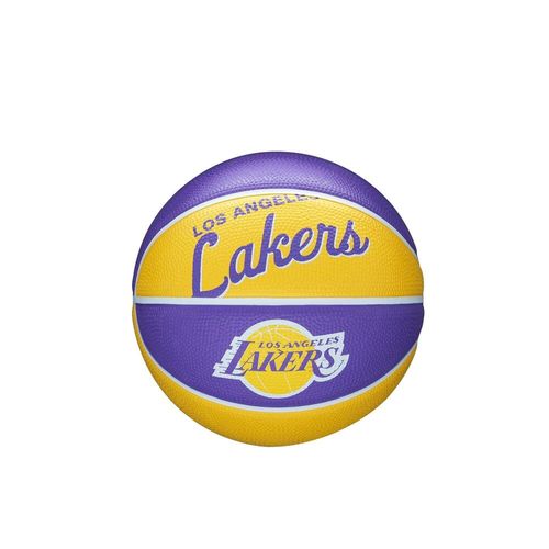 Mini Bola de Basquete Team Retro Mini Lakers - *mini bola wilson la lakers t.3, 3