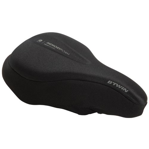 Capa de selim MemoryFoam 500 Btwin - SADDLE COVER ERGO 500 L BLACK, NO SIZE