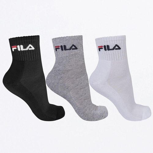 Meia Fila Tripack Mid (conjunto com 3), branco, UNICO