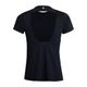 Camiseta-de-poliamida-feminina-Fitness-Cardio-Clubber-500-OI21-