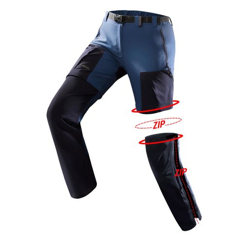 Calça de trekking modular Trek500 feminina Forclaz