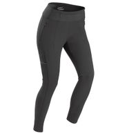 Legging-feminina-de-trekking-Travel-500-preto-M