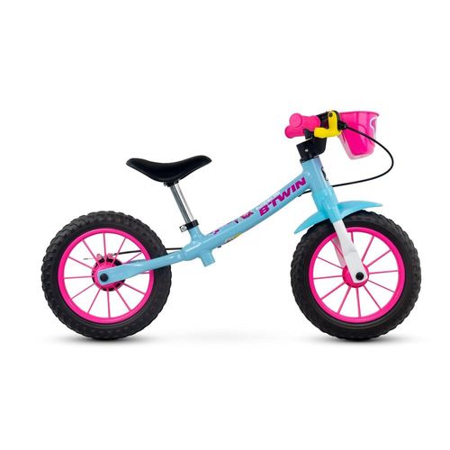 Bicicleta infantil de equilíbrio com freio aro 12" Btwin Runride 500 Rosa Menor preço em Bicicleta infantil de equilíbrio com freio aro 12" Btwin Runride 500 Rosa