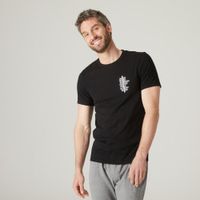 T-shirt-conf-slim-noir-print-Preto-4G